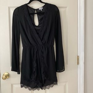 black tobi romper